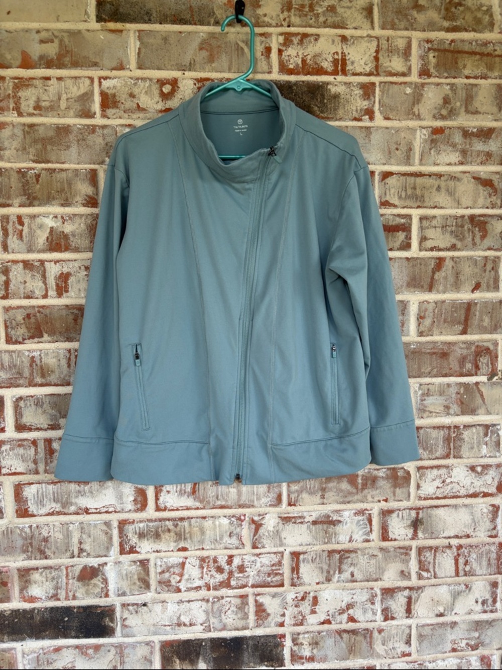 Talbot’s Slate Blue Women's Jacket - Casual Zip Front Coat‎